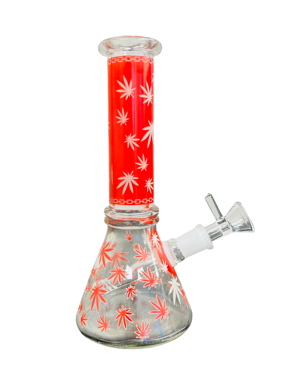 Red Grass Glass Water Pipe