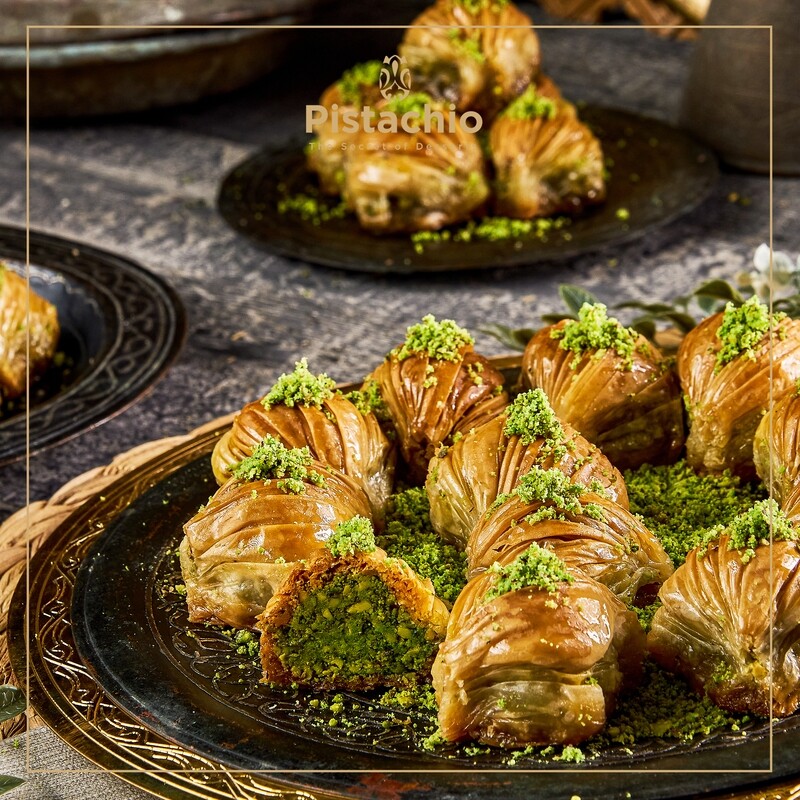 Midye Baklava with Pistachio Weight 250 gr