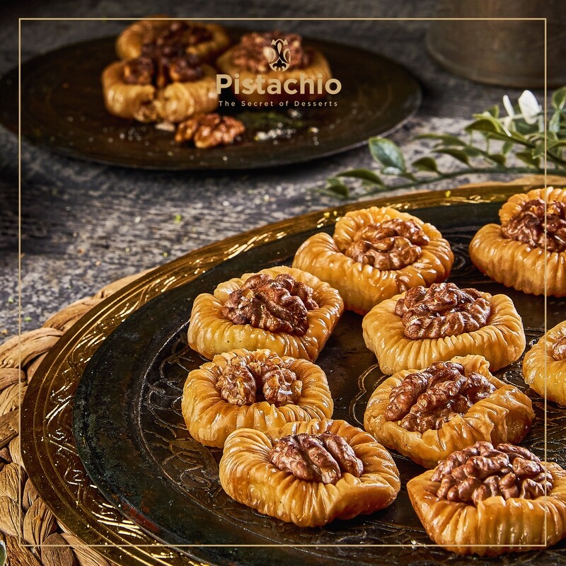 Pasha Baklava with Walnut Weight 250 gr