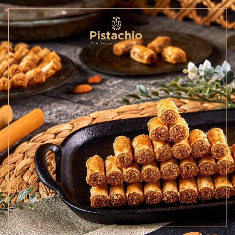 Baklava Almonds Fingers Weight 250 gr