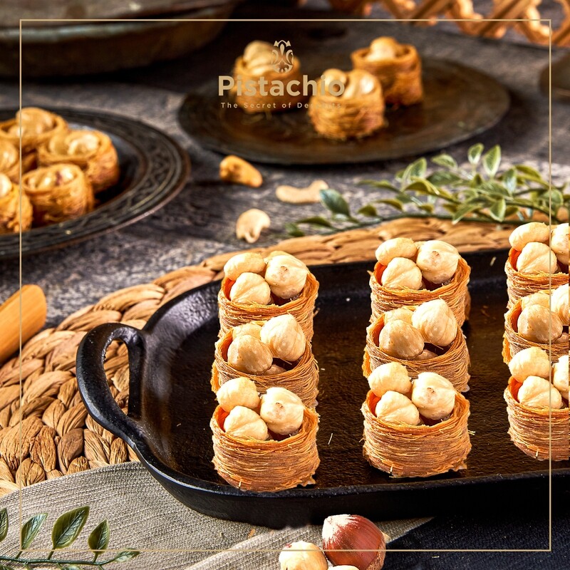 Kunafa Asawer Hazulnut Weight 250 gr