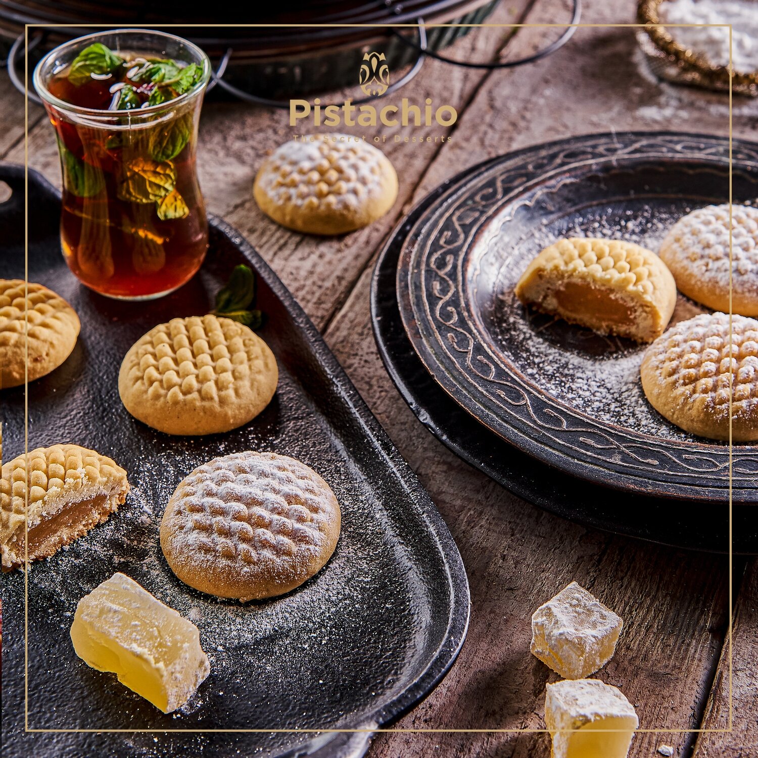 Kahk with Turkish Delight Box ( 1 KG)