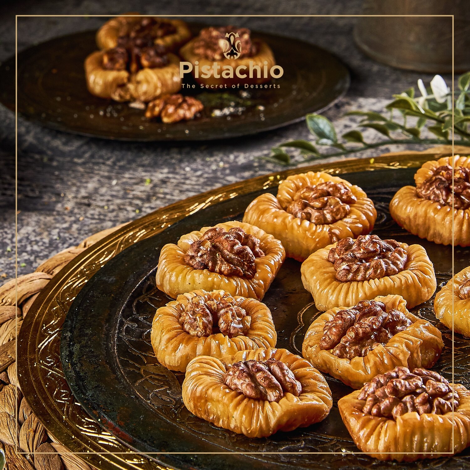 Pasha Baklava with Walnut Weight 250 gr