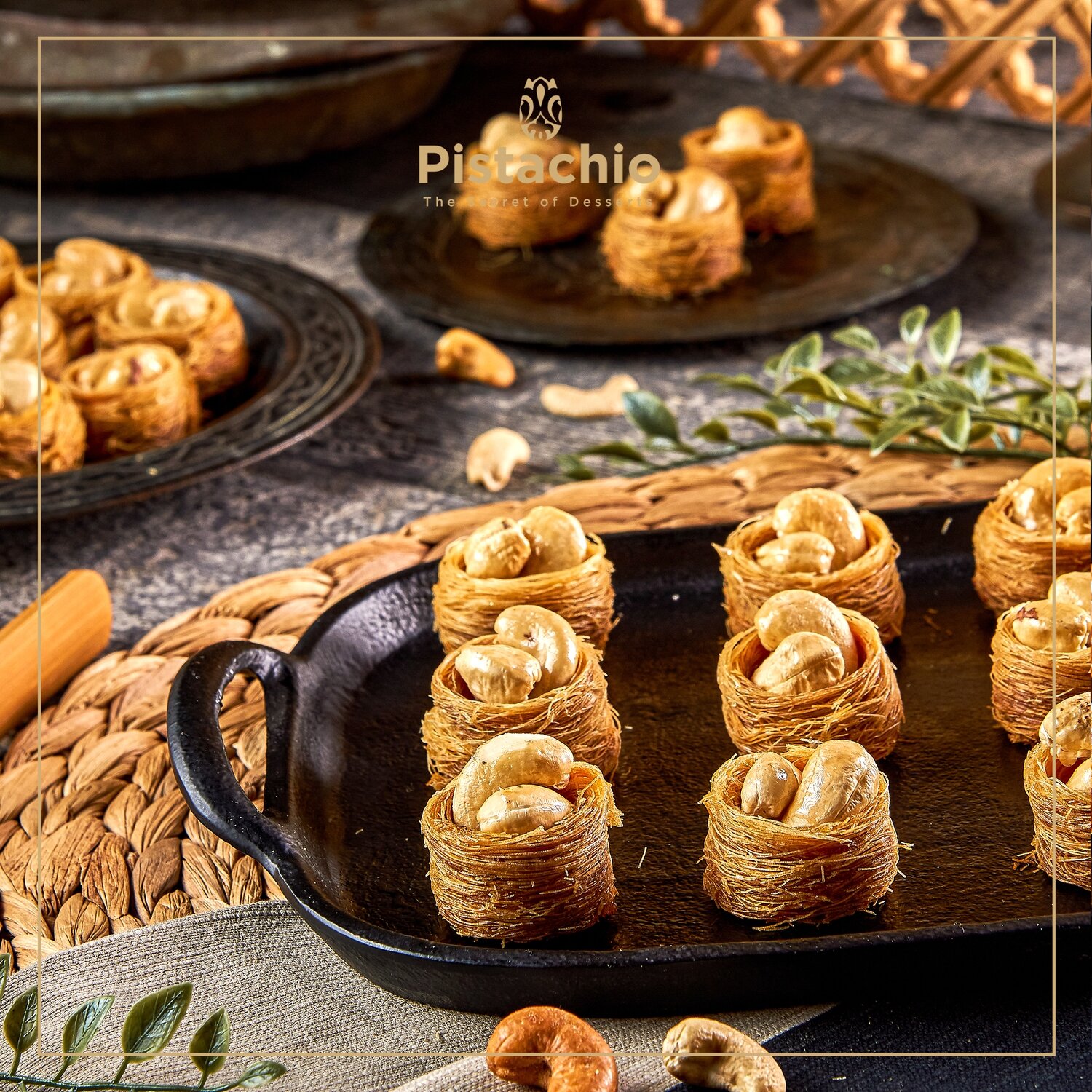 Kunafa Asawer Cashew nuts Weight 250 gr