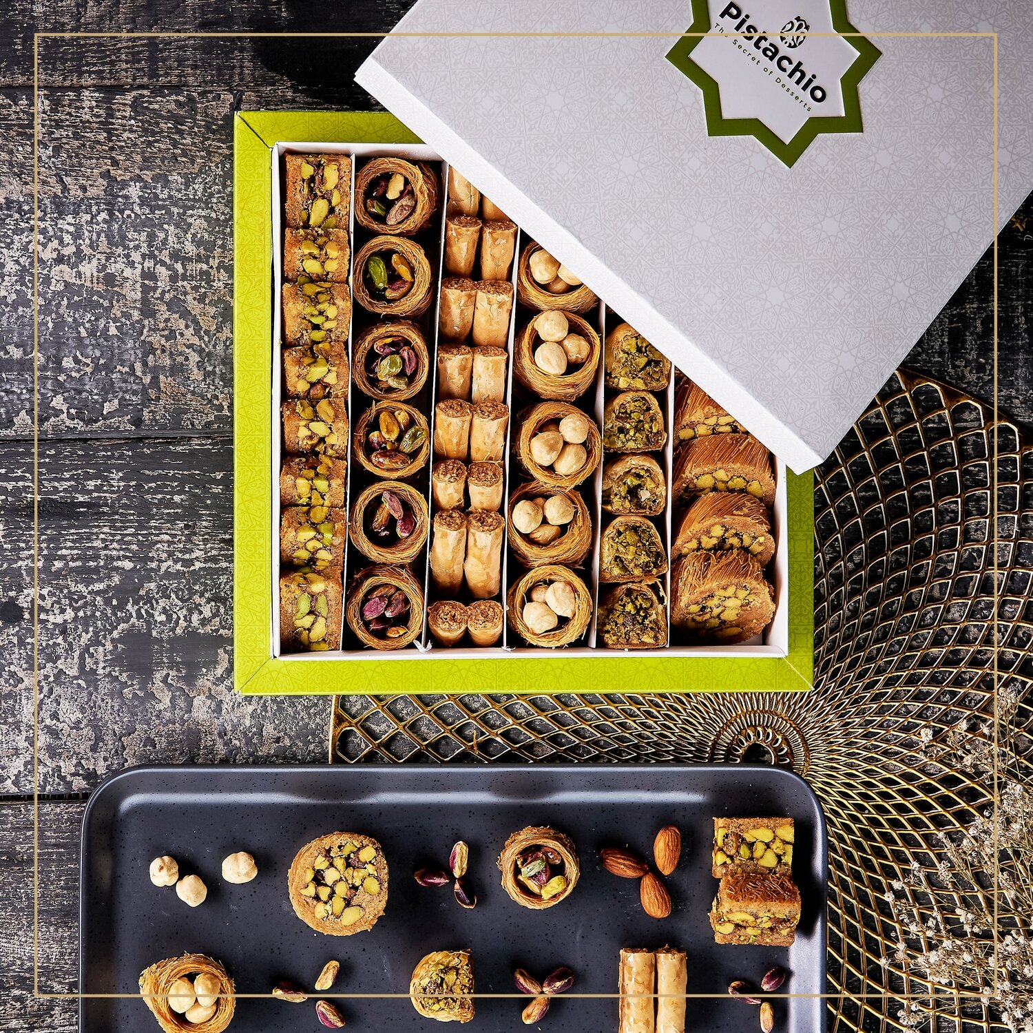 Syrian Desserts Mix Box (GROSS 1 KG)