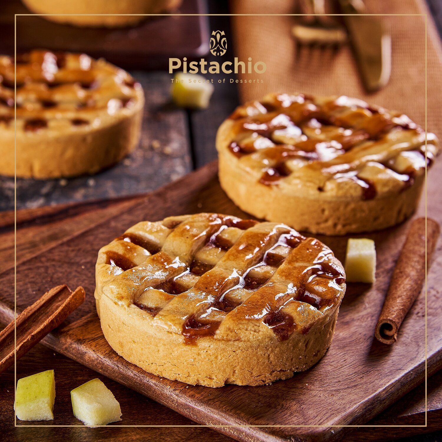 Apple Tart Rounded Piece