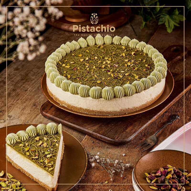 Pistachio Cheesecake Torte