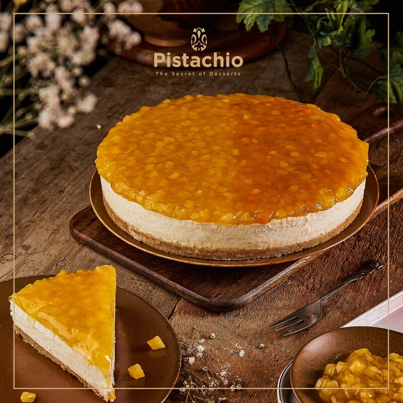 Tropical Fruits Cheesecake Torte
