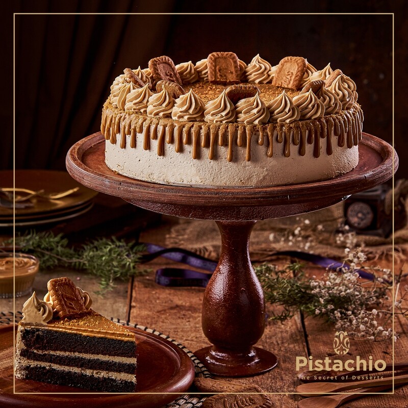 Lotus Fudge Cake Torte