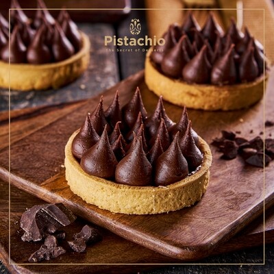 Chocolate Tart Rounded Piece