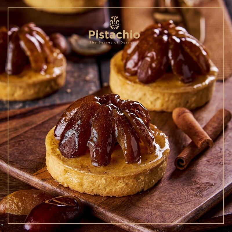 Dates Tart Rounded Piece