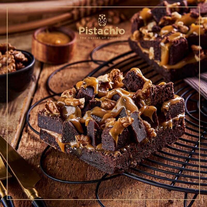 Caramel Cubes Brownies