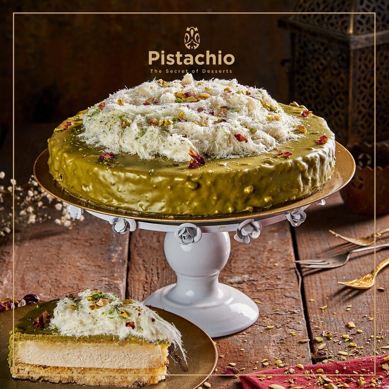 Basbousa Cheese Cotton Candy Torte