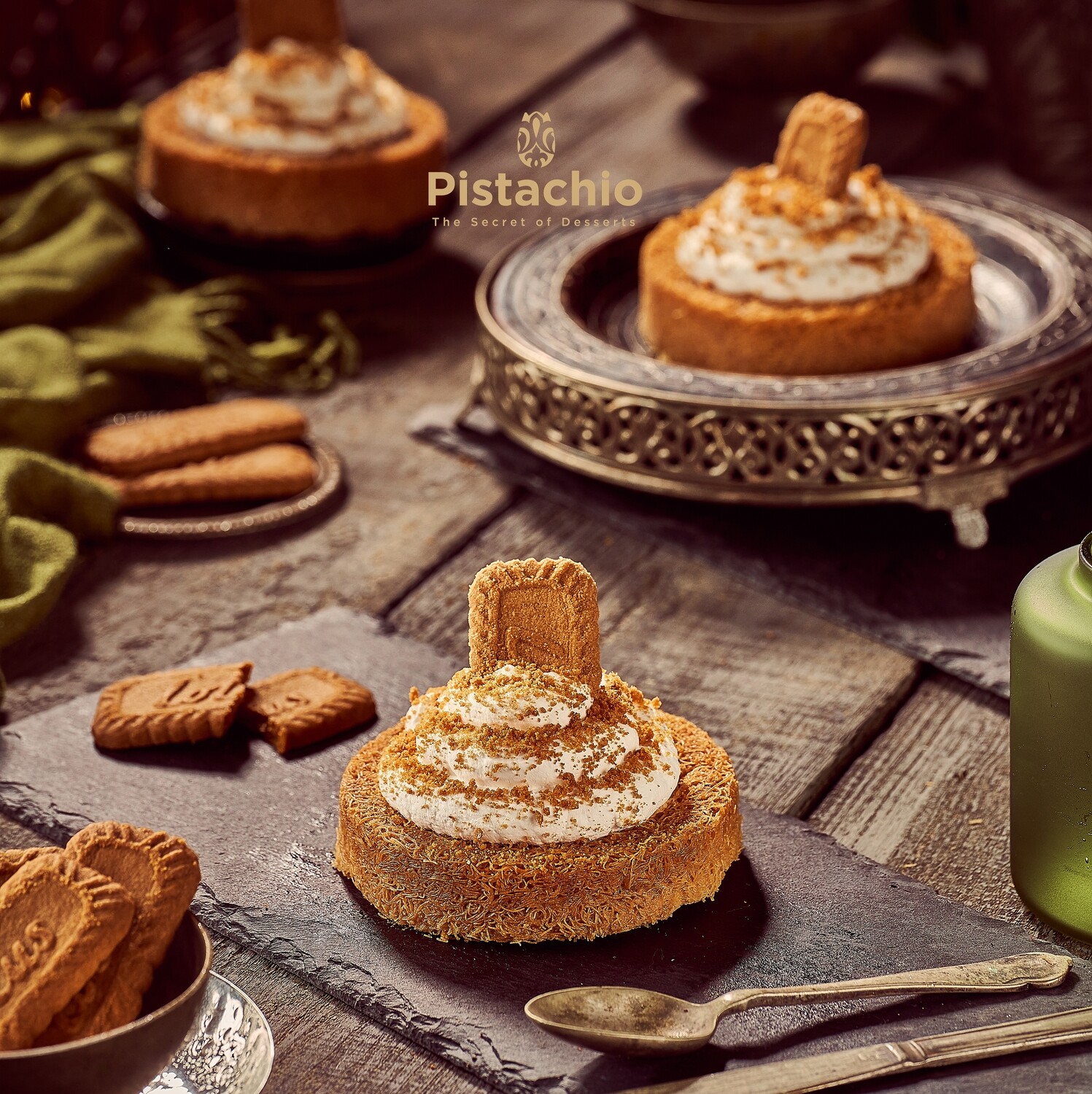 Crunchy Kunafa Lotus Cup