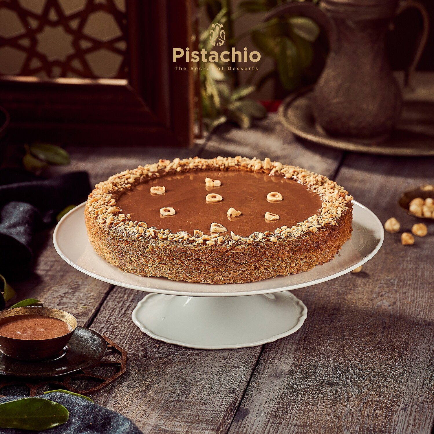 Kunafa Volcano Nutella Bowl