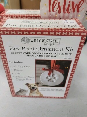 Paw Print Ornament Kit