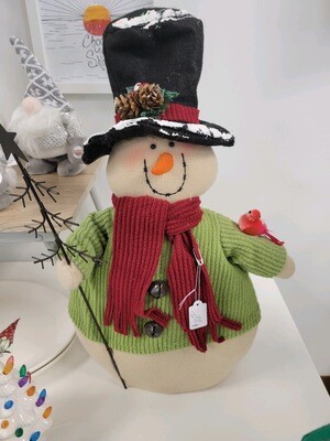 Plush Snowman Decoration