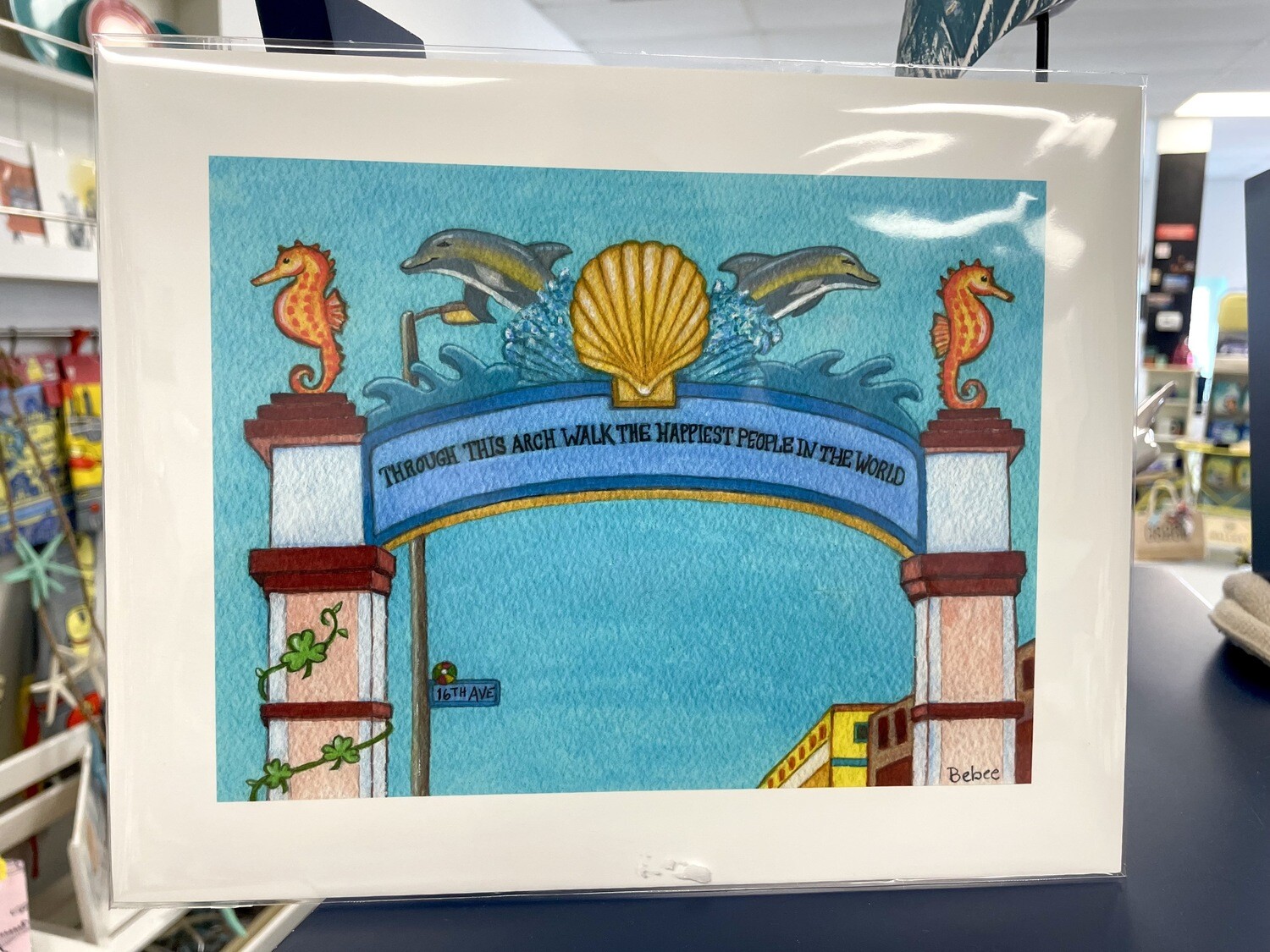 Forget Me Not by the Sea Studio Artwork