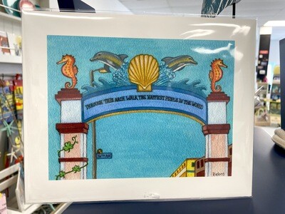 Forget Me Not by the Sea Studio Artwork