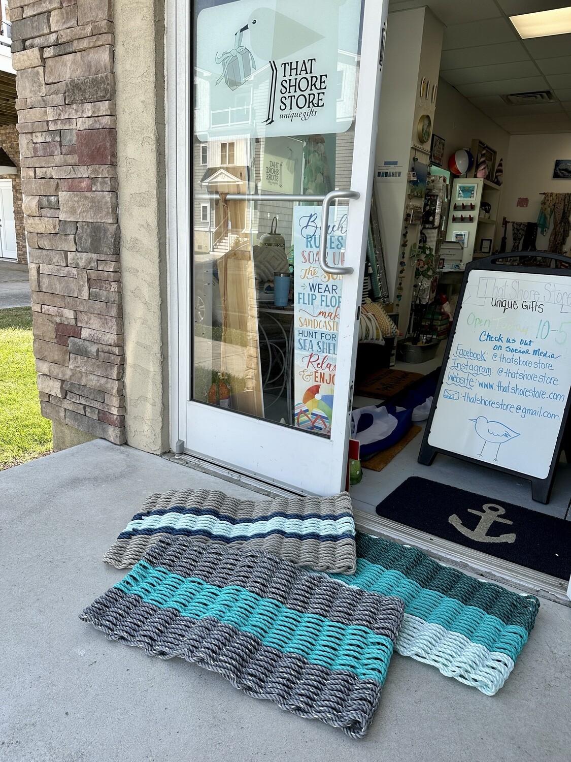Little Salty Rope Door Mats-PICKUP ONLY