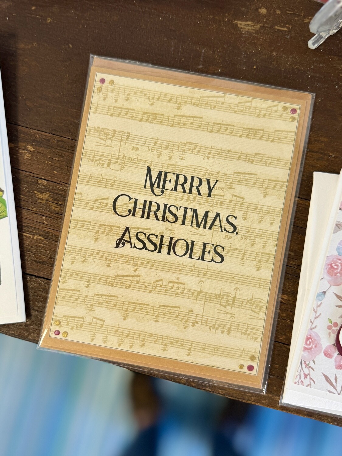 NSFW Merry Christmas Assholes Card