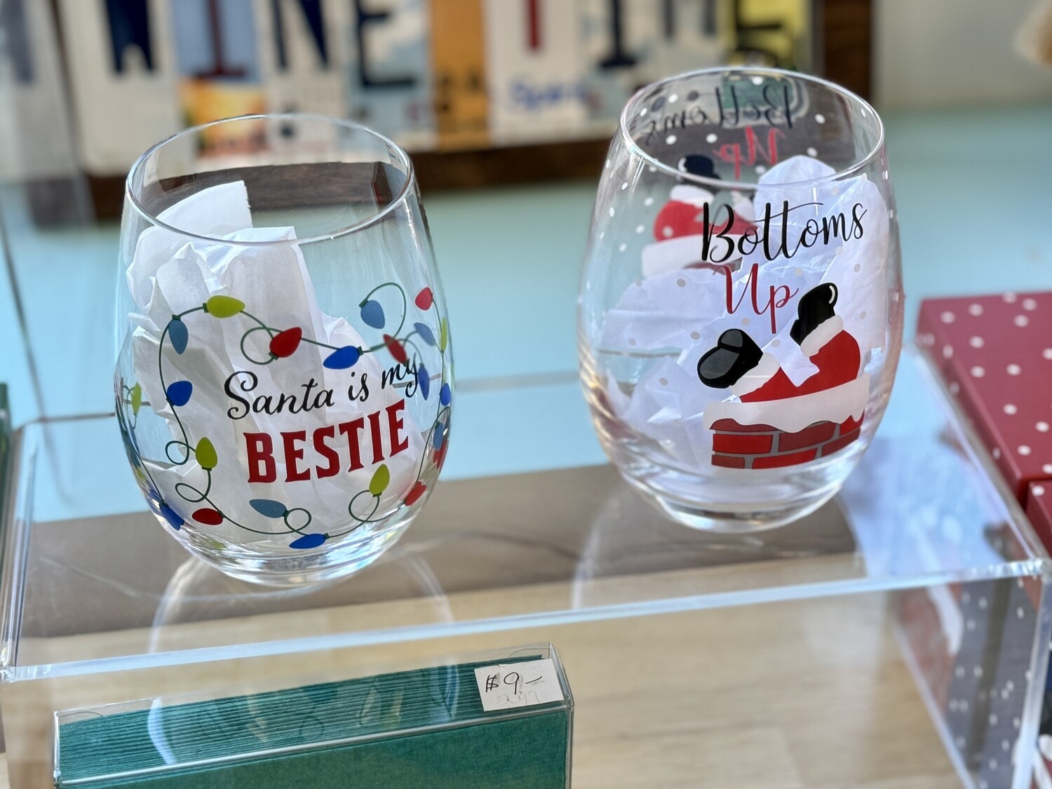 Christmas Wine Glasses