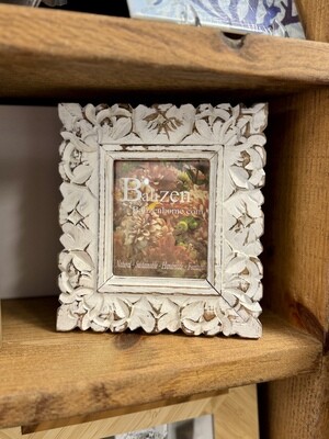 Rustic Wood Detailed Photo Frame