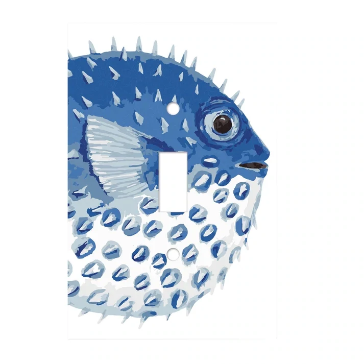 Puffer Fish Single Switch Plate Puffer Fish Single Switch Plate