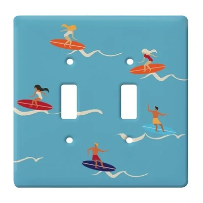 Hang Ten Double Switch Plate