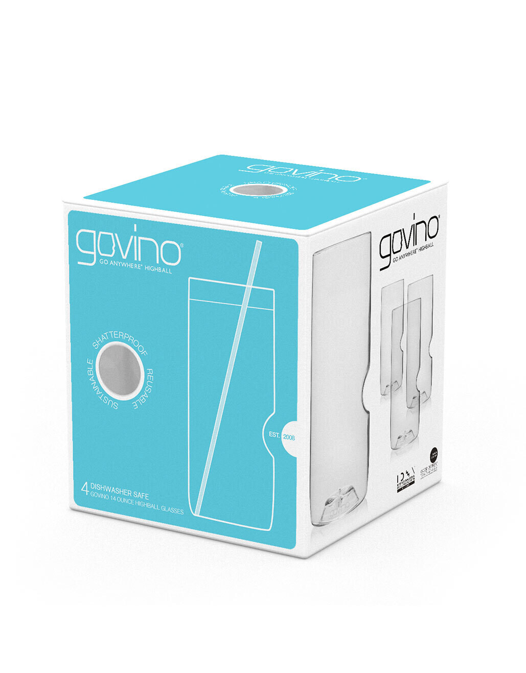 govino Shatterproof Highball Glass (4)