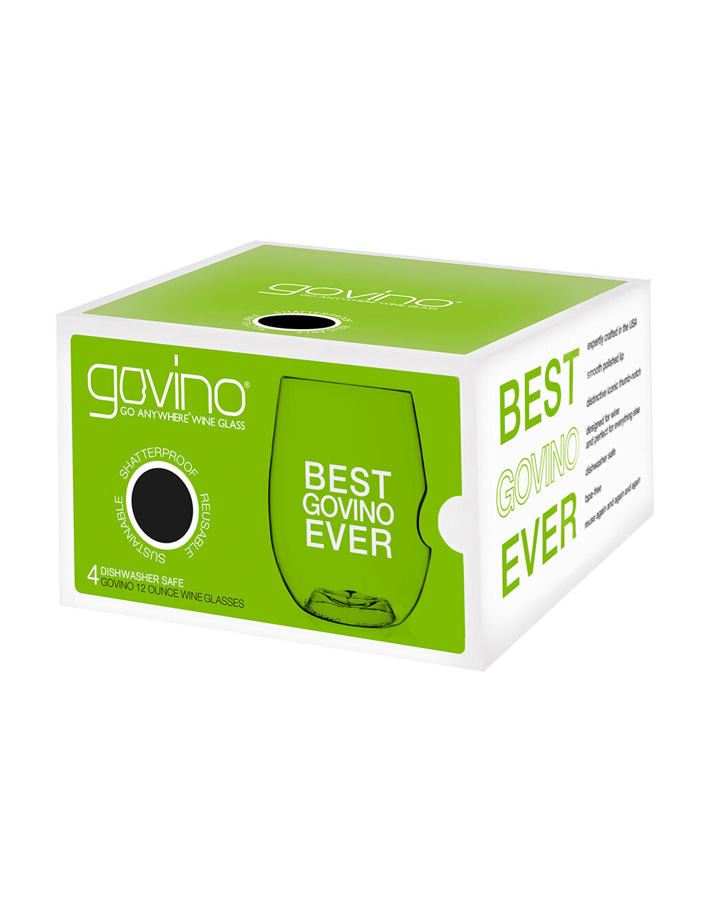 govino Shatterproof White Wine Glass (4)