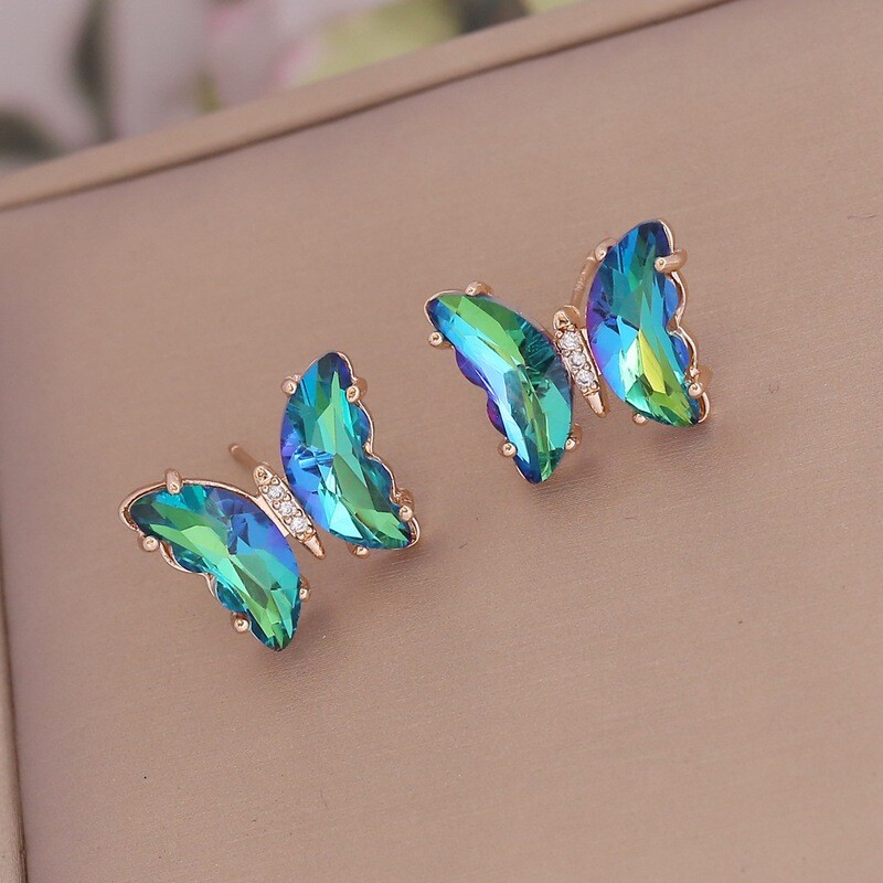 Butterfly Green Earring