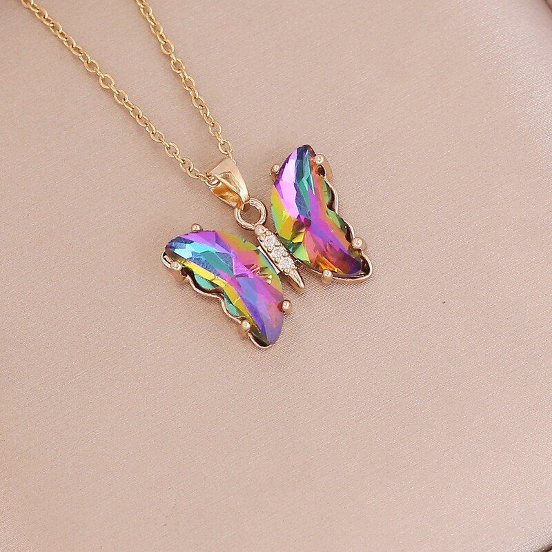 Butterfly Multicolor Necklace