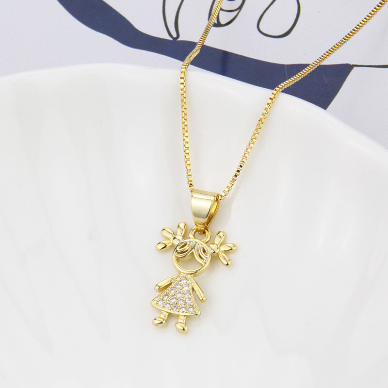 Little Girl Goldplated Necklace