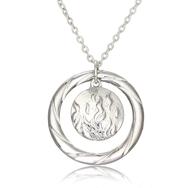 Fashion Circle Pendant Necklace