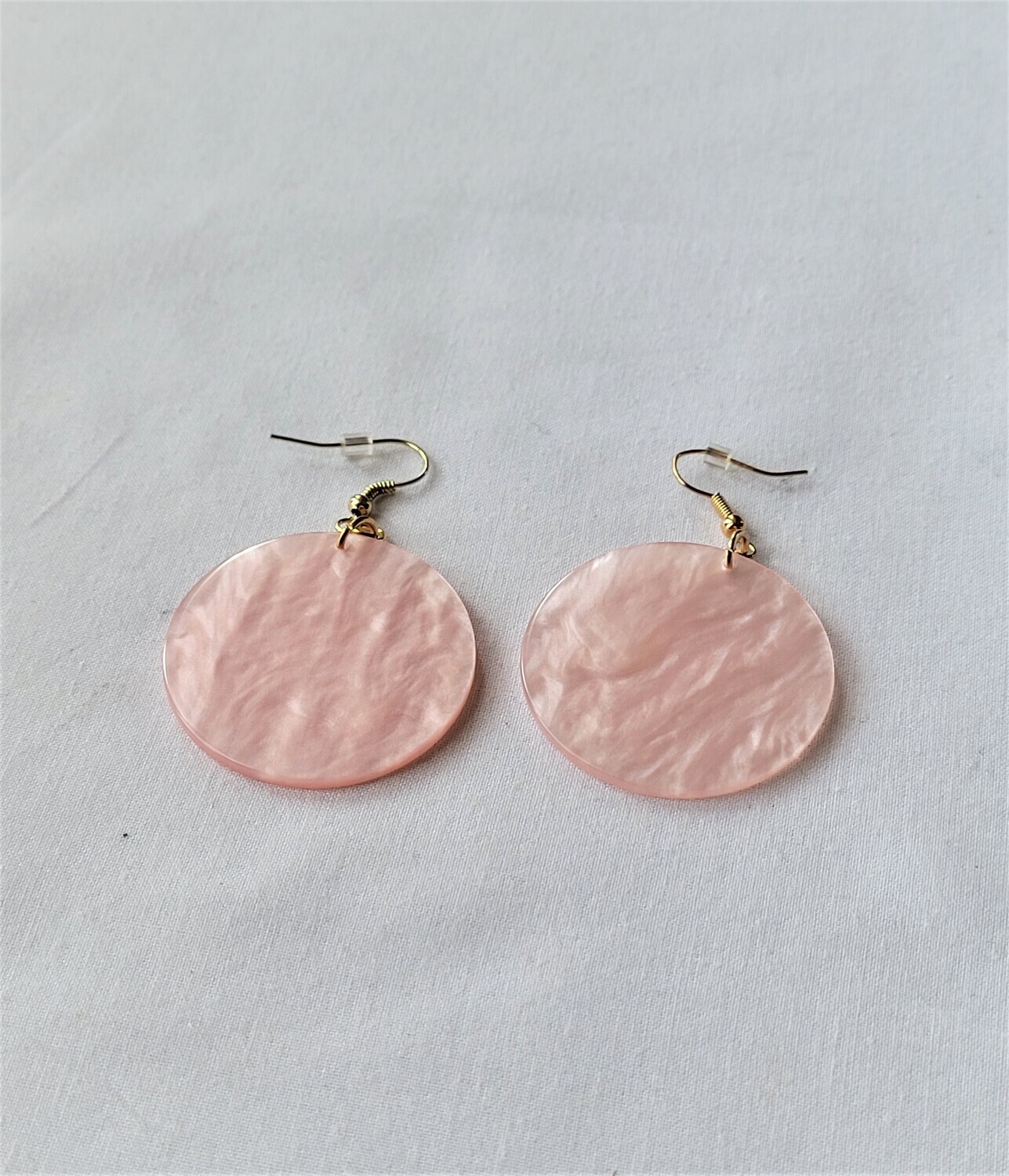 Pink Circle Earring