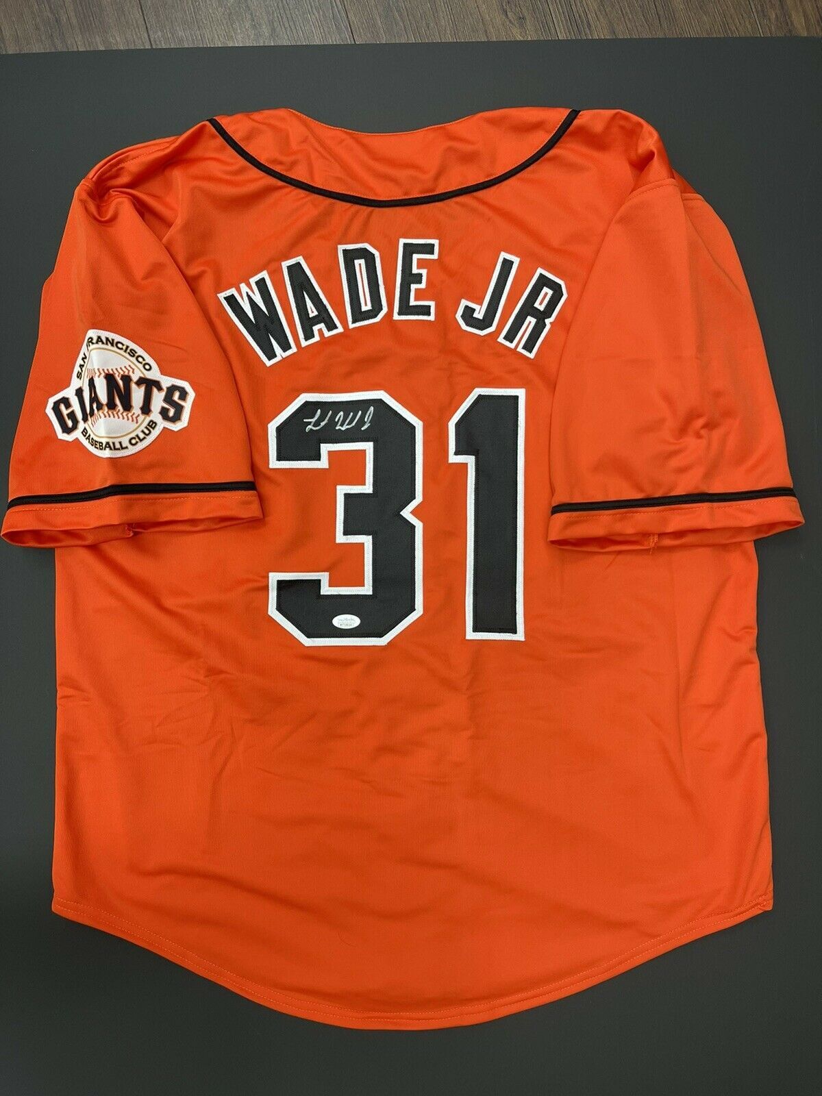 Lamonte Wade Jr autographed Jersey Giants with Authentication
