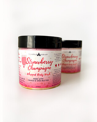 Strawberry Champagne Whipped Body Wash
