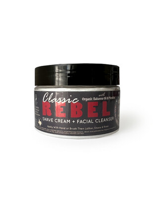 Classic Rebel Shave Cream + Facial Cleanser