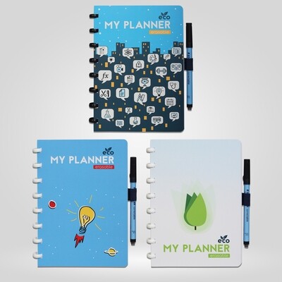 Build Your Erasable & Eco Planner, size A5, 60 pages + Marker