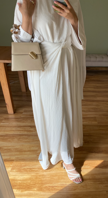 YBS Wrap Abaya Set