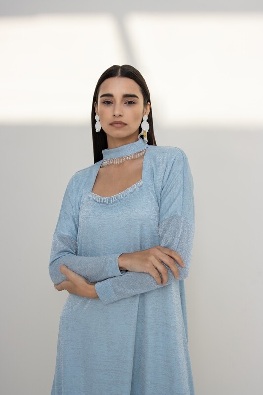 Lilia Shimmer Dress