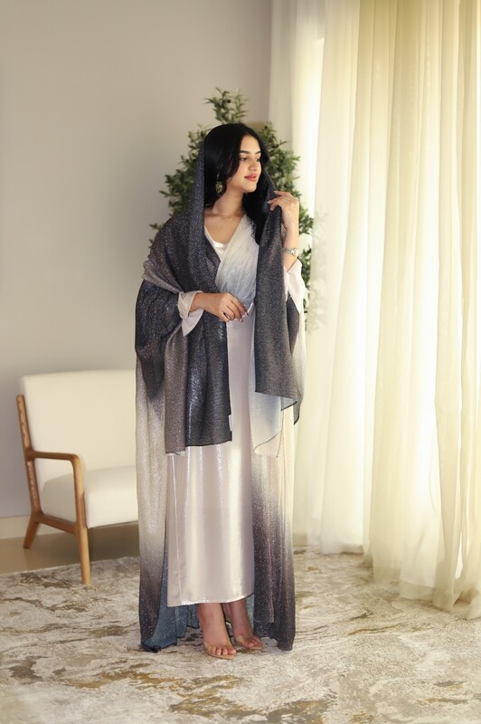 Glitz & Shimmers Reversible Abaya Set (BACK IN STOCK)