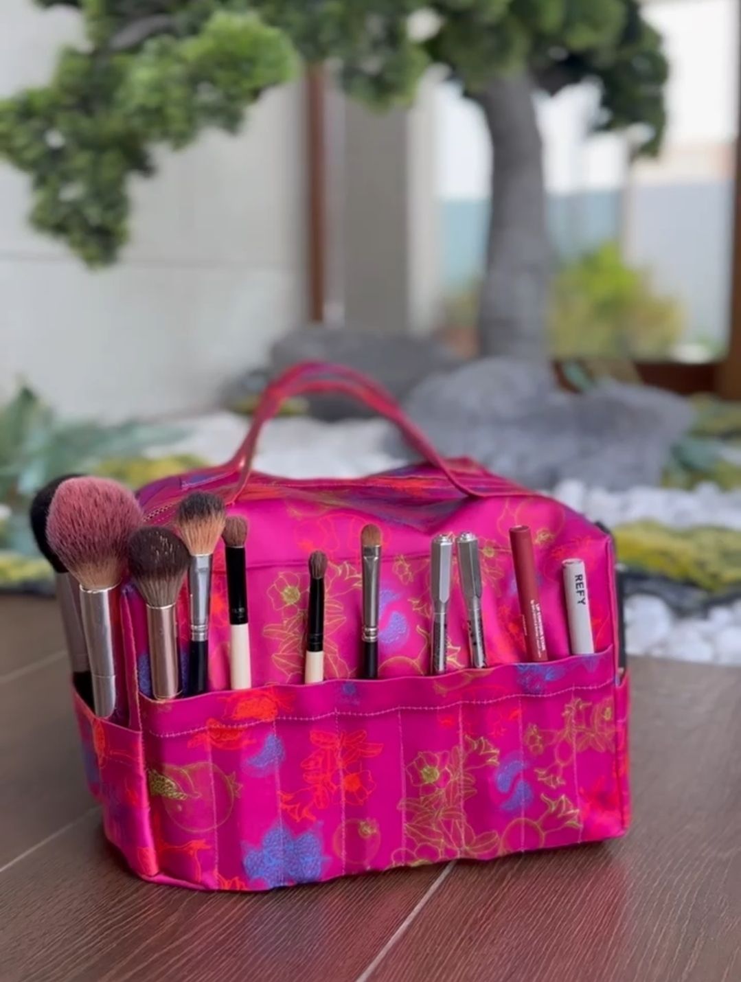 Pompom Print Gemini Bag