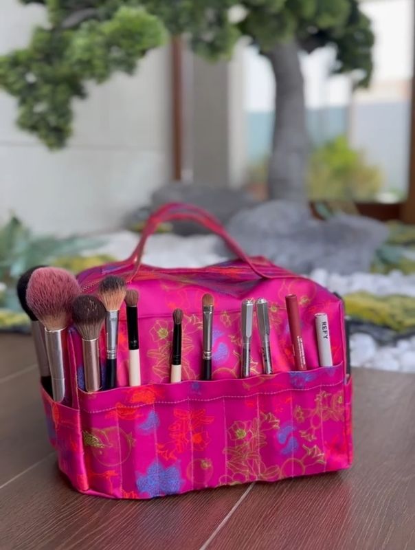 Pompom Print Gemini Bag
