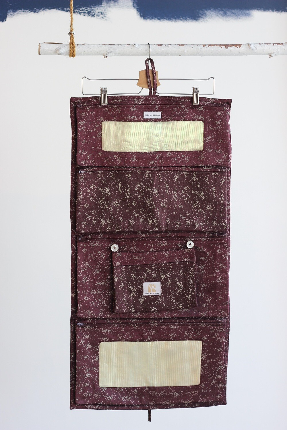 Maroon Jacquard Pretties Organiser Maroon Jacquard Pretties Organiser