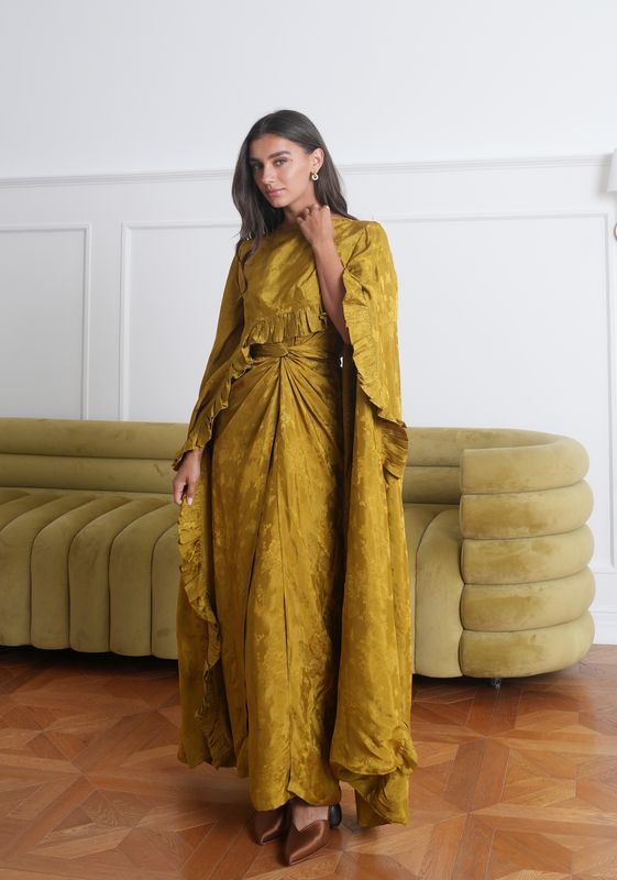 Jury Multi-wrap dress set