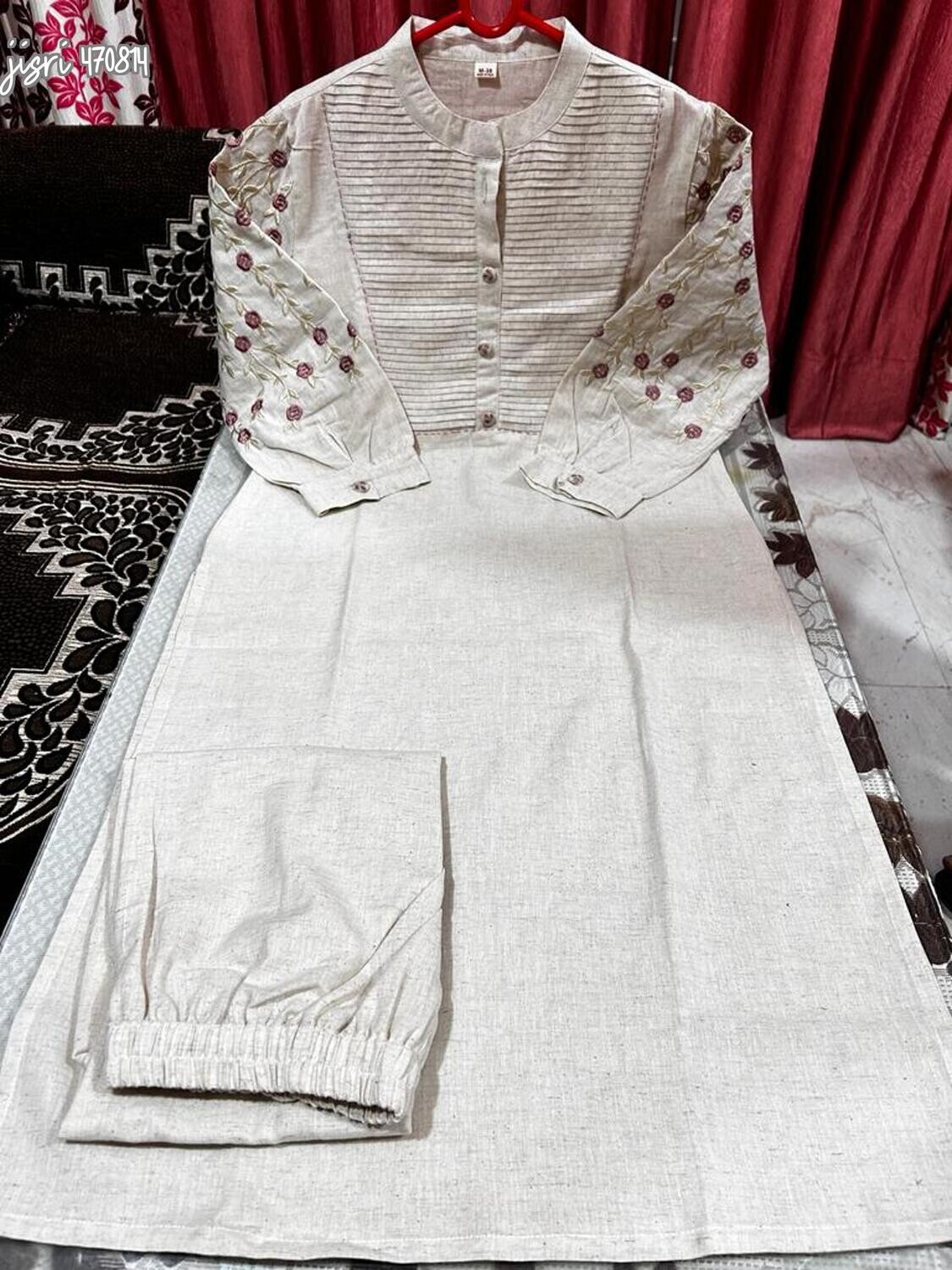 Embrace Elegance: Stitched Cotton Kurta Set for Women 🌸