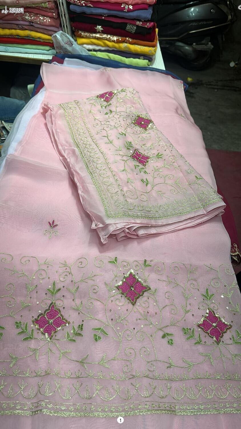Punjabi Suit for Wedding Guest - Aari & Handwork Dupatta Embroidery