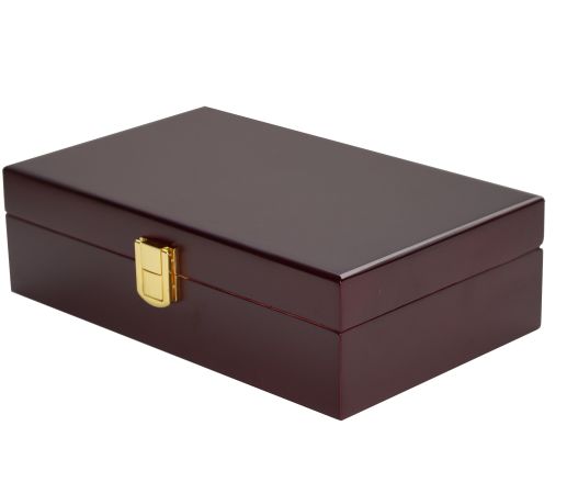 H &amp; H - Travel Case - 10 Cigars - Color: Walnut